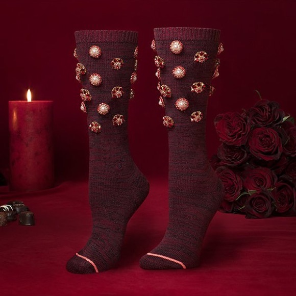 Rihanna x Stance Jeweled Socks - Picture 1 of 4